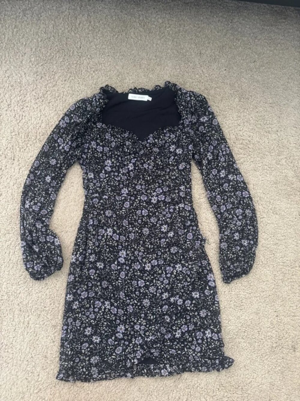 Floral long sleeve dress